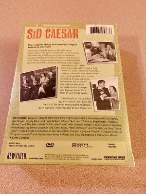 The Sid Caesar Collection 50th Anniversary 3 DVD Set NEW RARE OOP