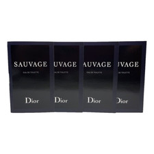Dior Sauvage Sample-Vials for Men 0.03 oz/ 1ml EDT 4 PCS NEW 1 EXTRA VIAL FREE