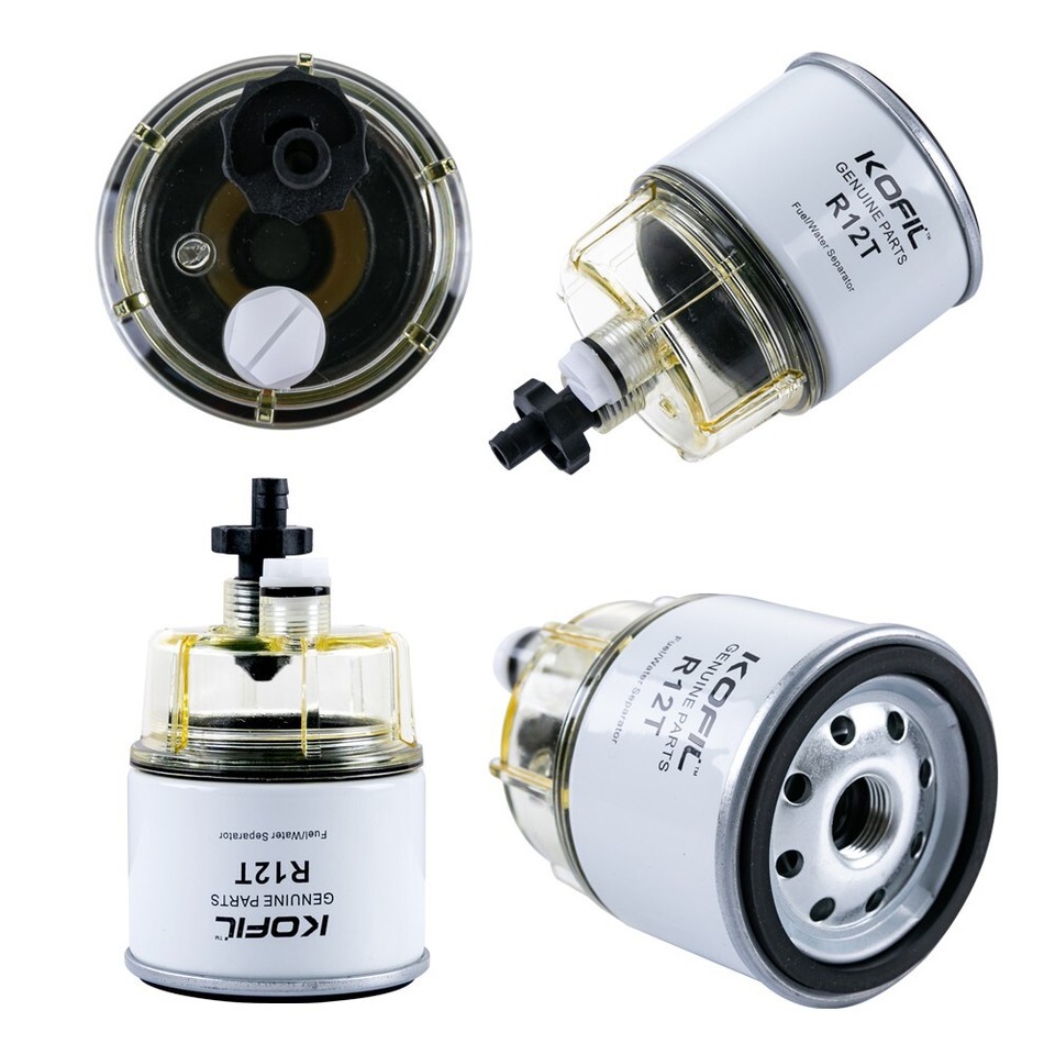 2Pcs Spin-on Fuel Filter/water Separator 120AT R12T For Marine Car Boat ...