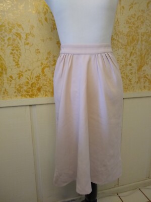 Express Blush Pink Midi Skirt Gathered Side Zip Career Office NWT Size M