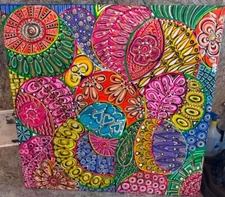 Joanne den Dulk "Abstract" Original Painting COA