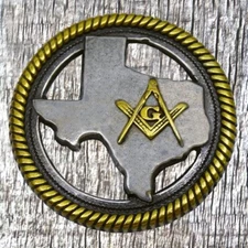 Texas Masonic Concho CON701-A
