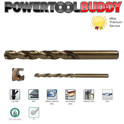 Heller HSS Kobalt Bohrer 1mm-14mm HSS-Co Qualität German Tools