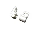 30 Curtain Track Gliders Offset Alu Rail Drape Runners Glides Hooks