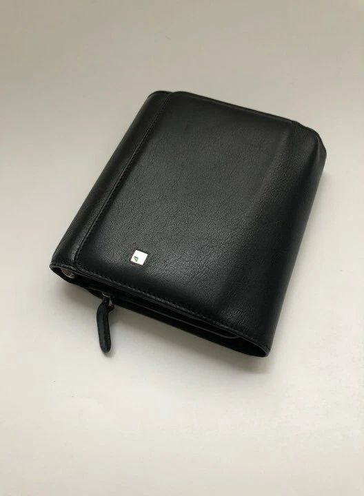 Megatimer Miniplanner Classic mit integr. Geldbörse, schwarz, inkl. passhülle