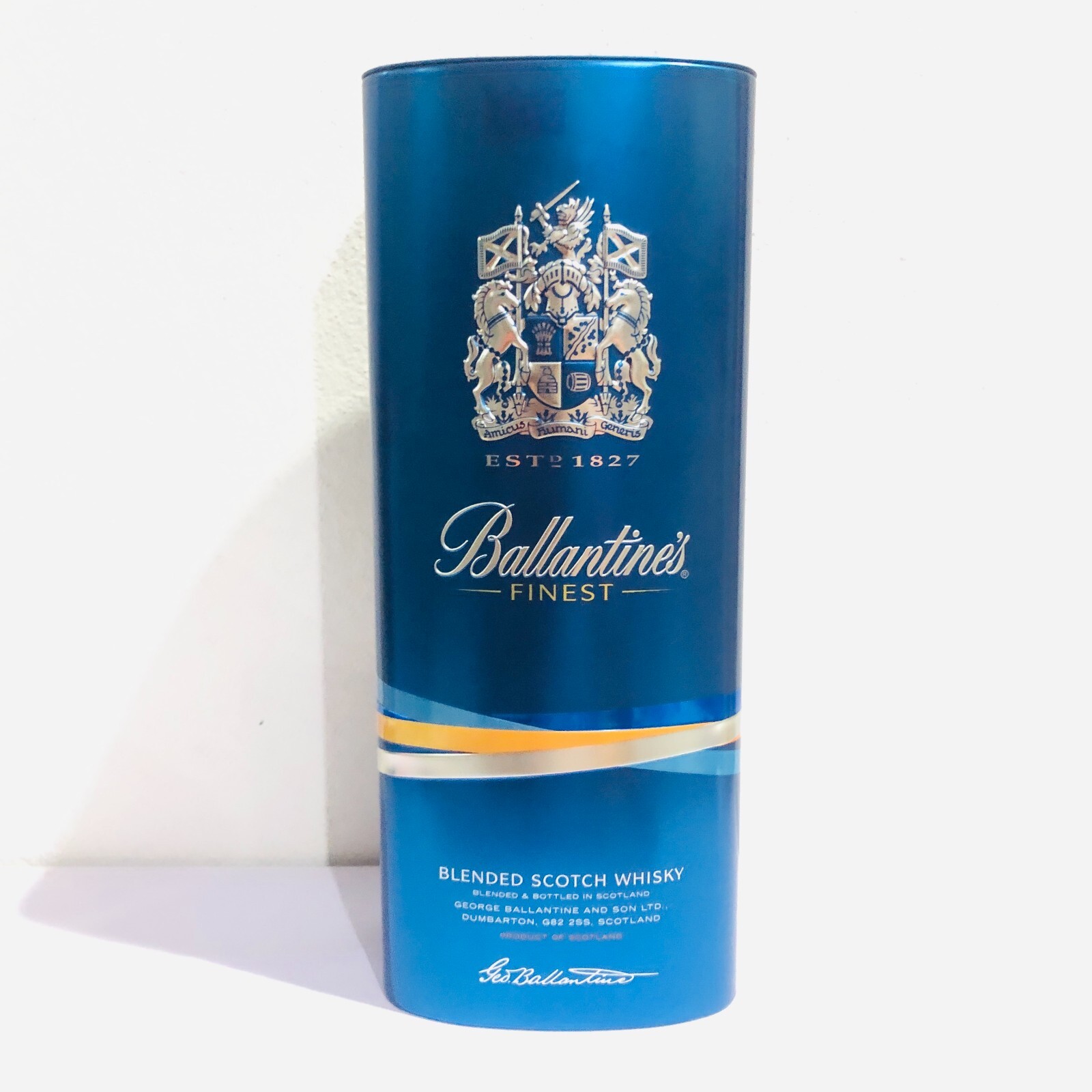 Ballantine's Finest Empty Tin Box Blue Limited Edition Design | eBay