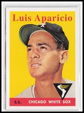 Luis Aparicio #60YOT-66 2011 Topps 60 Years of Topps Team name in white letters