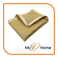 8' X 14' Heavy Duty Beige/Desert/Tan Sunshade/Shade/Screen/Awning by MyXOHome