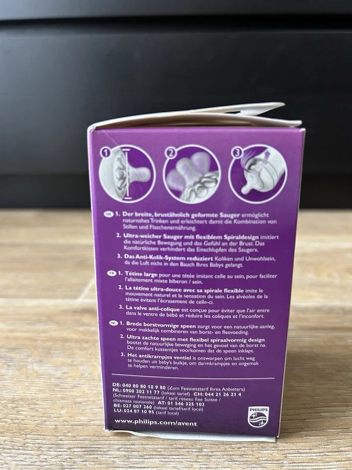 Philips AVENT - Natur 2.0 - Baby Trinkflasche - 125ml - weich - Stillen - NEU - Bild 2 von 2