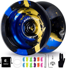 Metal Unresponsive Yoyo N11 Alloy Trick YoYo Kit Strings Glove Bearing Set
