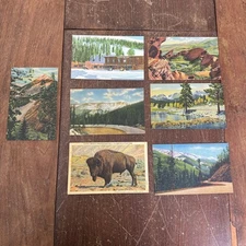 Sanborn Souvenir Co Denver Colorado Lot 7 Linen Postards Colorado USA