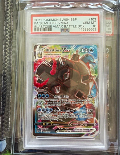 PSA 10 Blastoise VMAX SWSH103 2021 Pokémon SWSH Promo Holo Card