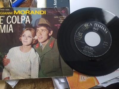7'' GIANNI MORANDI SI FA SERA E' COLPA MIA EX