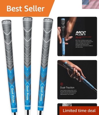 MCC Plus4 Golf Club Grip - All-Weather Hybrid Grip with Larger Lower Hand - B...