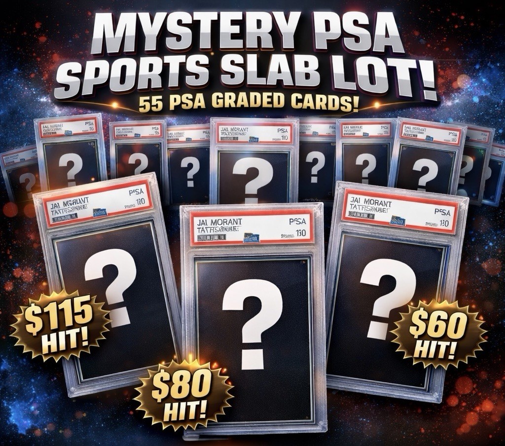 Mystery Pack Sports Card - Guaranteed Graded PSA Slab - $80 Chase