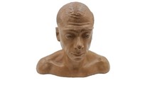 half-length male portrait sculpture dated 1946 - VINCENZI CESARINO (1914-2011)