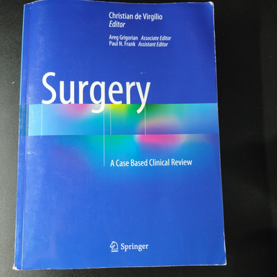 Surgery: A Case Based Clinical Review (2015) Frank de Virgilio Grigorian PB 9781