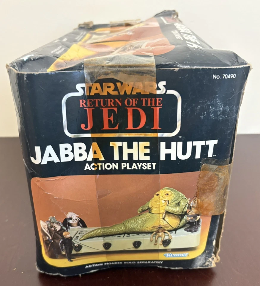 Juego de acción Kenner Star Wars Jabba The Hutt 1983 de colección con caja incomp G2U Foto 3 de 4