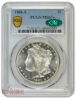 1881-S $1 Morgan Dollar PCGS MS 67+ CAC
