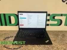 Lenovo ThinkPad T490s i7-8565U 1.8GHz 16GB 512GB SSD