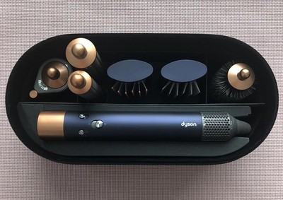 Dyson Airwrap Complete Long Multi Styler 1.2/1.6in Prussian Blue Copper Attachm 