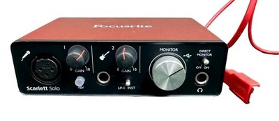 Focusrite Scarlett Solo USB Audio Interface 2nd Gen