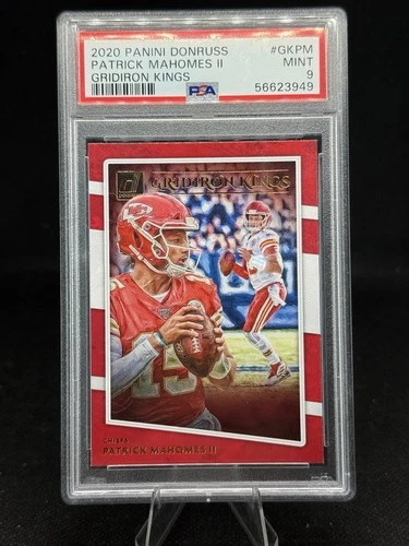 2020 DONRUSS Patrick Mahomes Gridiron Kings PSA9