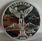 2026 Estados Unidos Mexicanos Libertad Angel 1 oz Silver Proof Medal in capsule