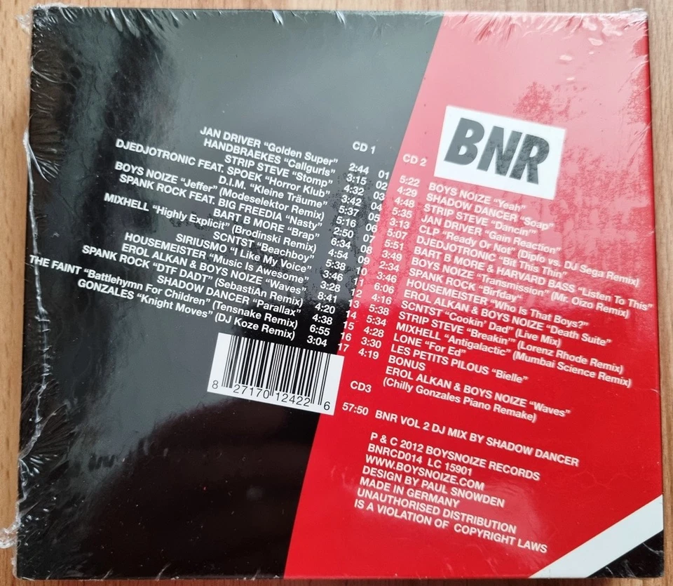 BOYS NOIZE Best Of 7 Years (34 Titel) + DJ Mix von Shadow Dancer (3 CDs Digipak) - Bild 2 von 3