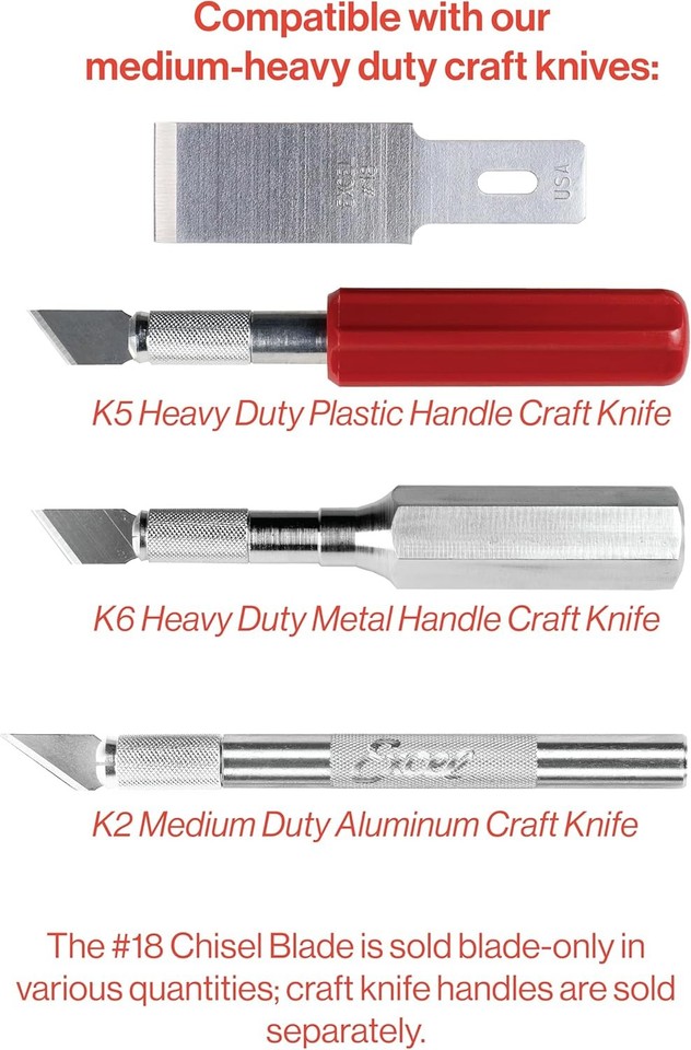 Excel Blades #18 Wood Chisel – 1/2