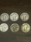 Standing Liberty Quarter Lot Of (6)