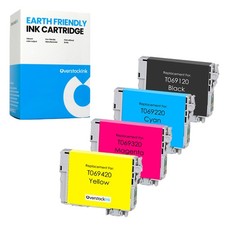 4-Pack Compatible OSI T069 Black Color Ink for Epson Stylus NX300 WorkForce 1100
