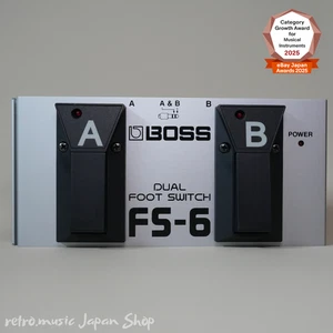 BOSS FS-6 Dual Foot Switch Pedal Latch Momentary for Guitar Amp Keyboard FS6