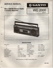 Sharp Video Cassette Recorder VC-A373U VC-A57...