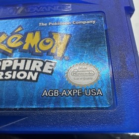 Pokemon: Sapphire GBA Game Boy Advance 2003 Vintage
