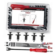 100PCS Retainer Clips for Bumper Trim +2 Tools Replaces 21030249 | Fits 8-9mm