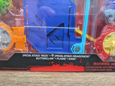 Bakugan Battle 5 Pack Special Attack Trox Dragonoid Butterclaw