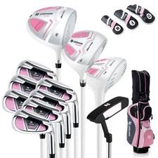 Women’s Complete Golf Club Set Golf Club Package Set w/ Rain Hood, Right Hand