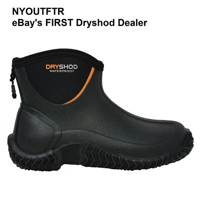 Dryshod Size 12 LEGEND Ankle Camp Boot Black LGD-MA-BLK Muck Style