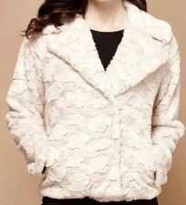 95# Yumi Short Faux Fur Jacket Uk 10