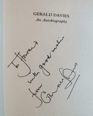Gerald Davies: An Autobiography par Gerald Davies: Good