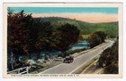 1915-30 Between Ridgway & St. Marys PA View Along State Highway Elk Co. Postcard