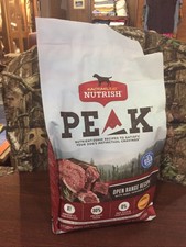 peak raw bites dog food