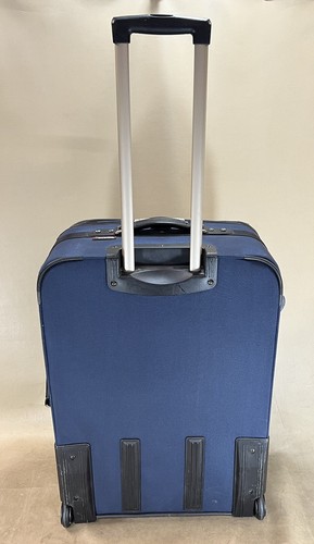 Kirkland Signature Blue 26” Upright Expandable Wheeled Large Trip Suitcase - Picture 4 of 12