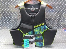 SEA-DOO AIRFLOW REFRACTION EDITION PWC MEN'S 2XL LIFE JACKET PFD HI-VIS YELLOW