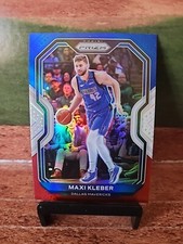 2020-21 Panini Prizm Prizms Red White and Blue #186 Maxi Kleber