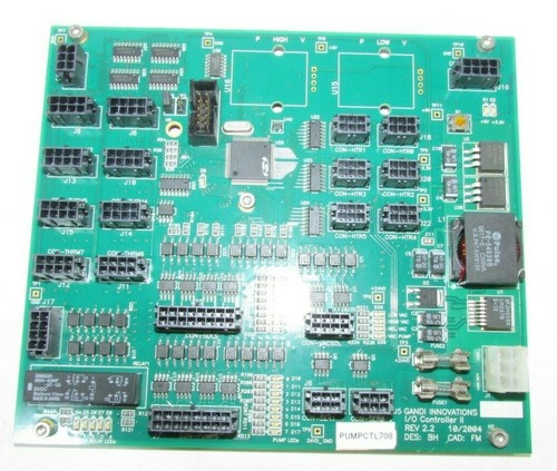 GANDI INNOVATIONS, I/O CONTROLLER  BOARD II REV 2.2  10/2004 DES: BH CAD: FM