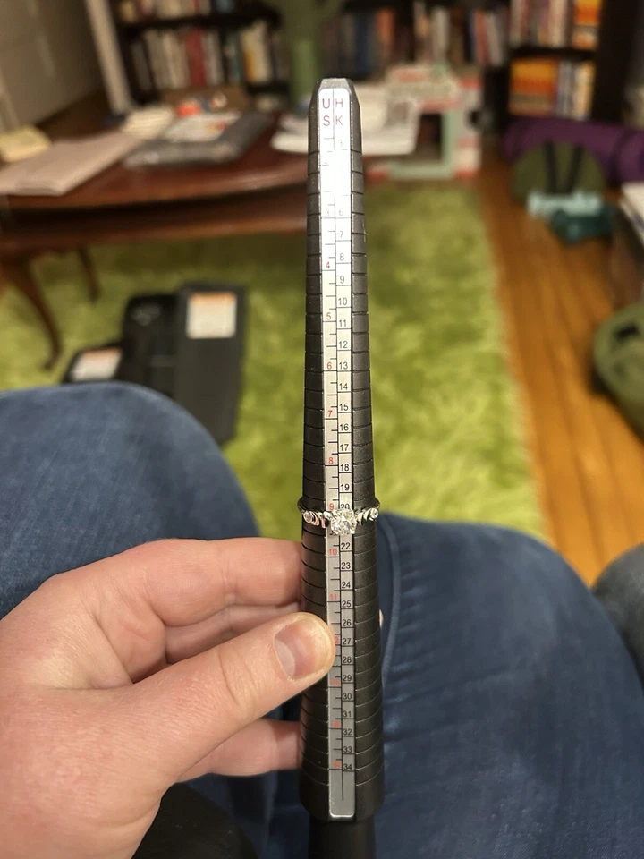 Conjunto de 9 anéis Moonchild Joias perfumadas tamanhos 8 e 9 - Tamanho em fotos - Imagem 4 de 4