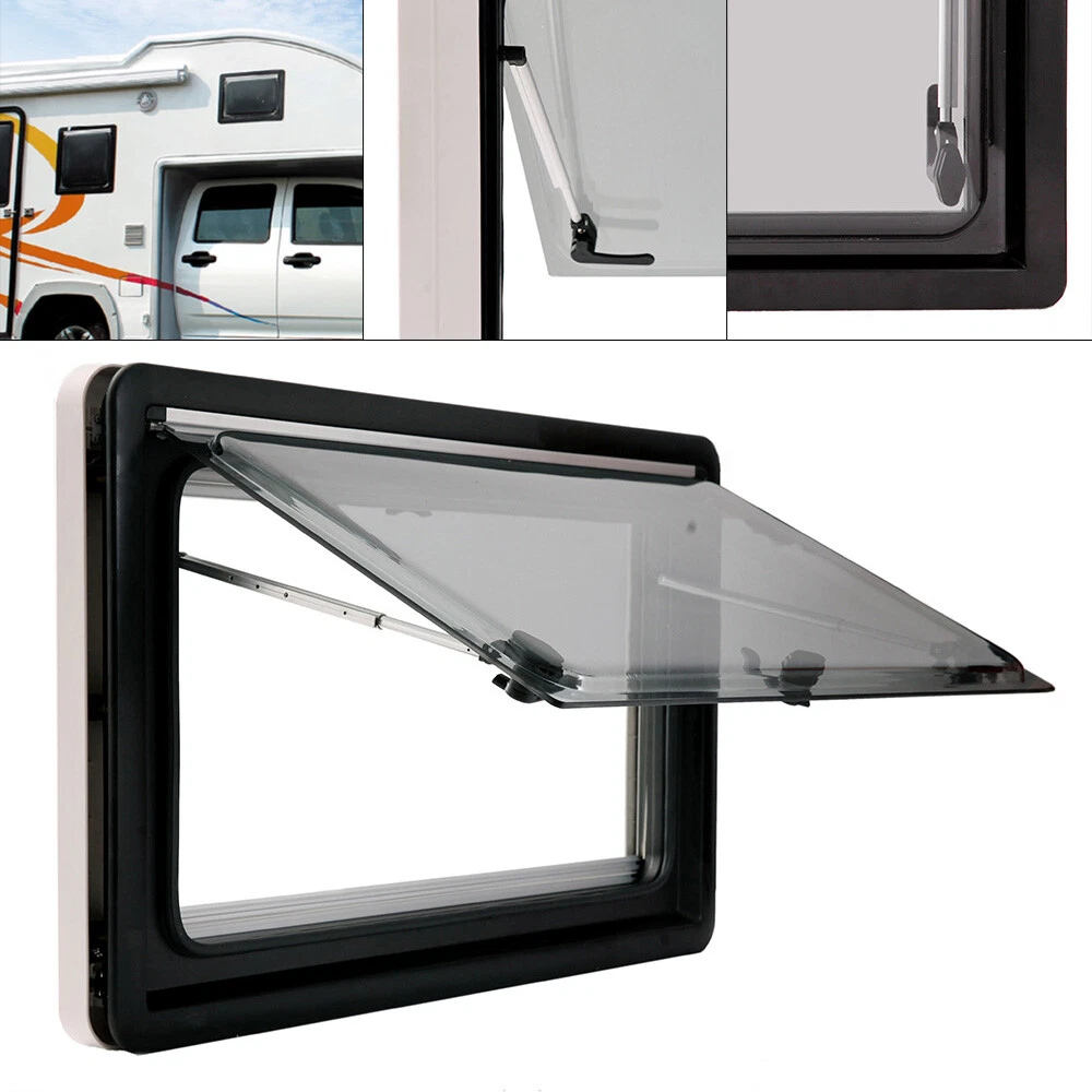 Braccio Di Apertura Con Manovella Per Lucernario TF40 – Ricambio Per Roulotte, Camper, Caravan, Grigio, 40x40cm - 3