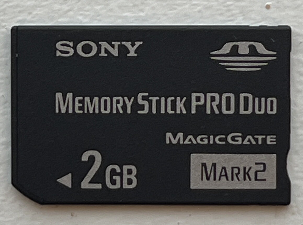Sony 2Gb Mark 2 Memory Stick Pro Duo Magic Gate Memory card | eBay